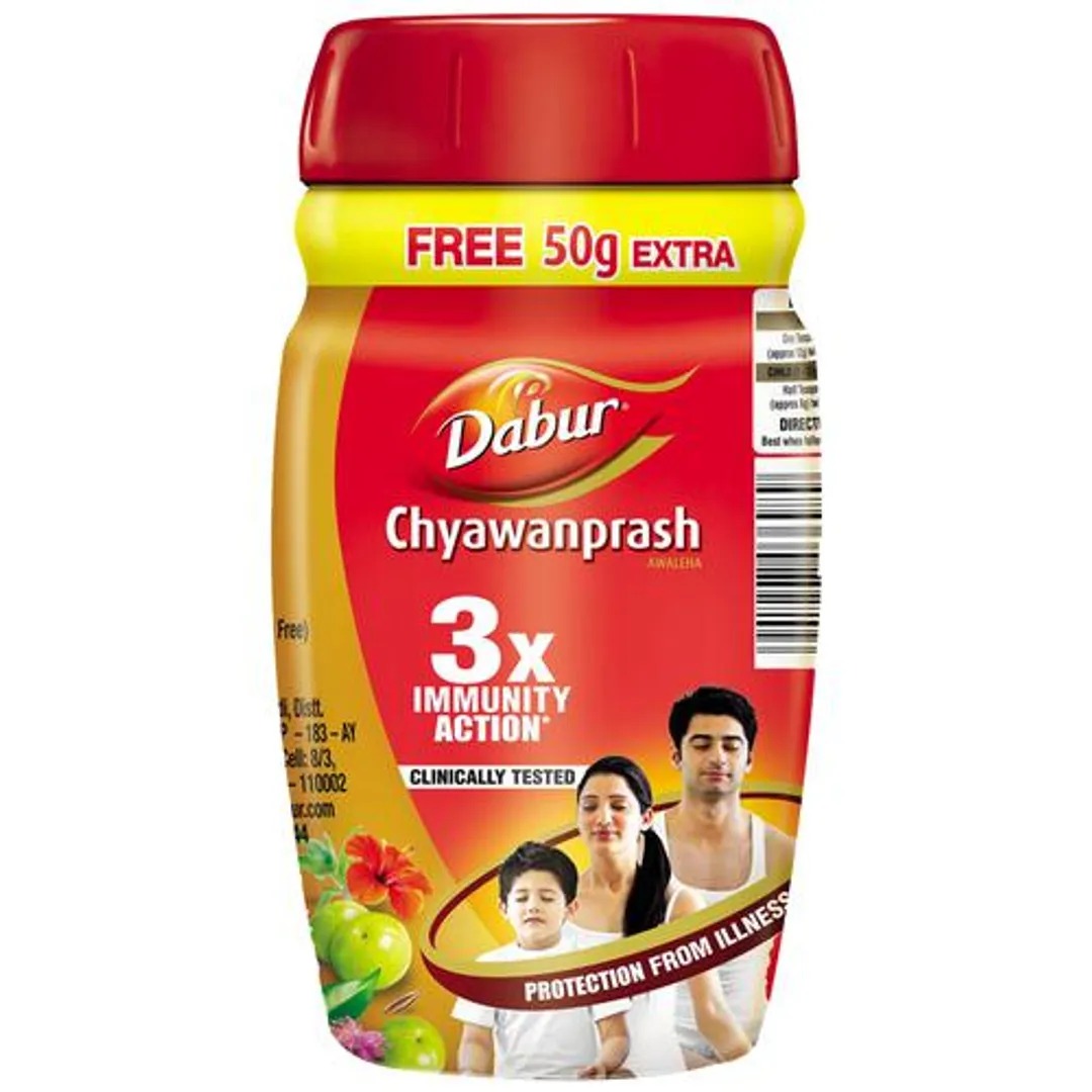Dabur Chyawanprash - 3X Immunity, 1.8Kg + 200g Extra